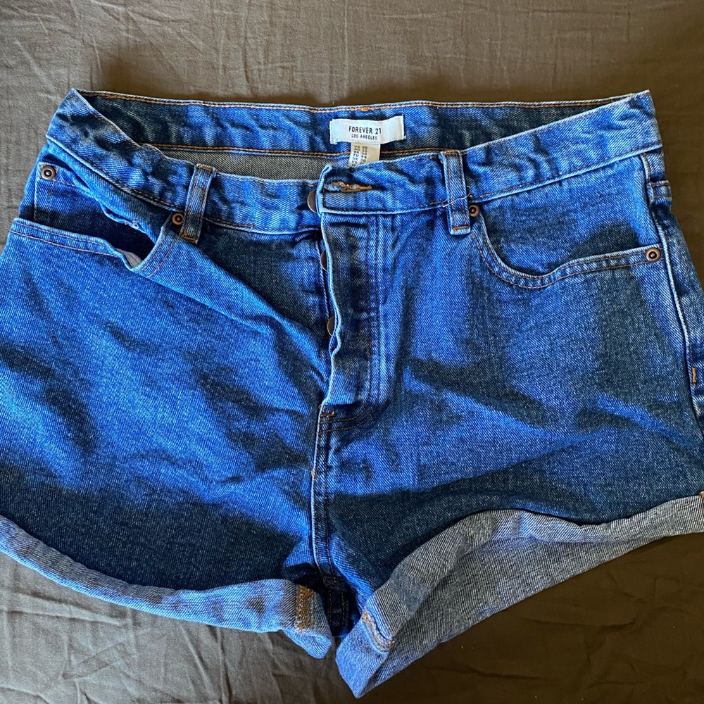 High rise shorts